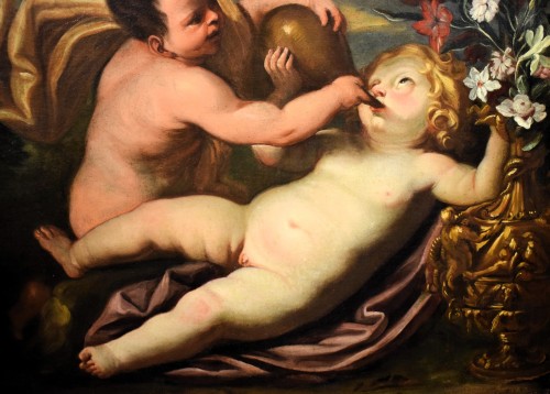Bacchus as a Child, workshop of Domenico Piola (1627 –1703) - Louis XIV